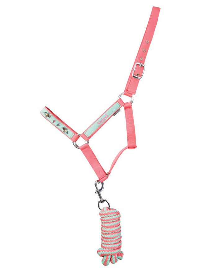 Hy Equestrian Thelwell Collection Trophy Headcollar & Lead Rope Set