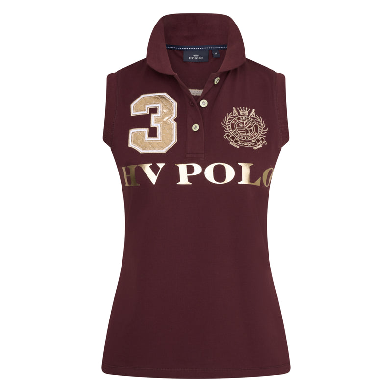 HV Polo Favouritas Luxury Ladies Sleeveless Polo Shirt