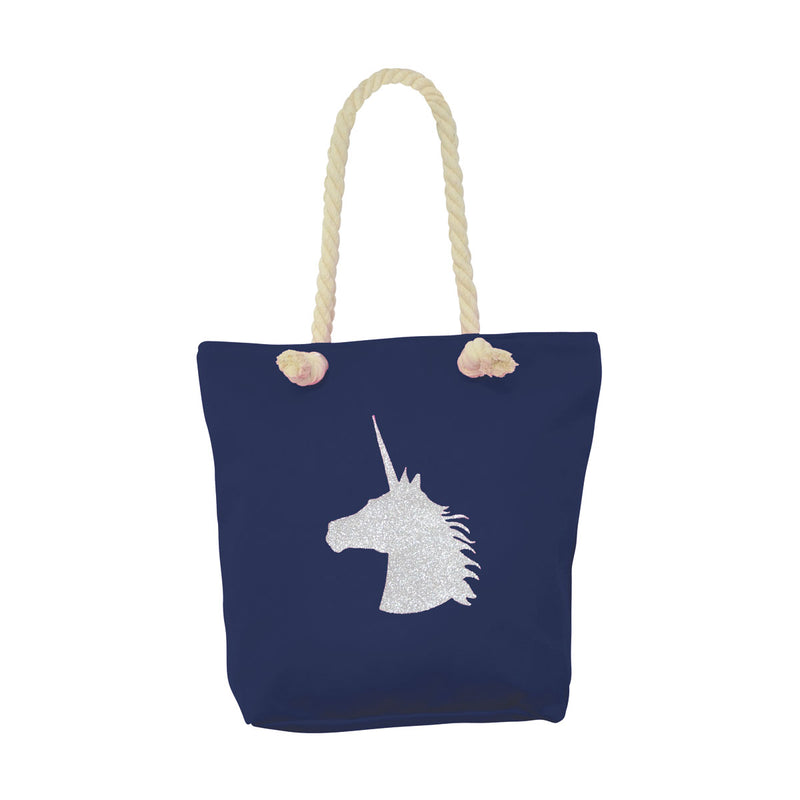 HyFashion Glitter Unicorn Tote Bag