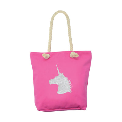 HyFashion Glitter Unicorn Tote Bag