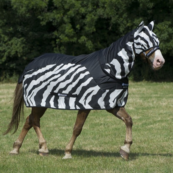 Bucas Buzz Off Zebra Fly/Rain Sheet Neck Cover