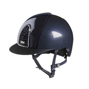 KEP Cromo S (Shine) Helmet With Crystals (Navy)