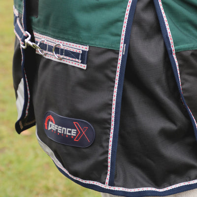 DefenceX 100g Turnout Rug With Detachable Neck