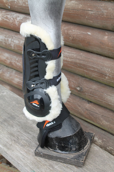 eQuick EShock Legend Faux Fur Overreach Tendon Boots