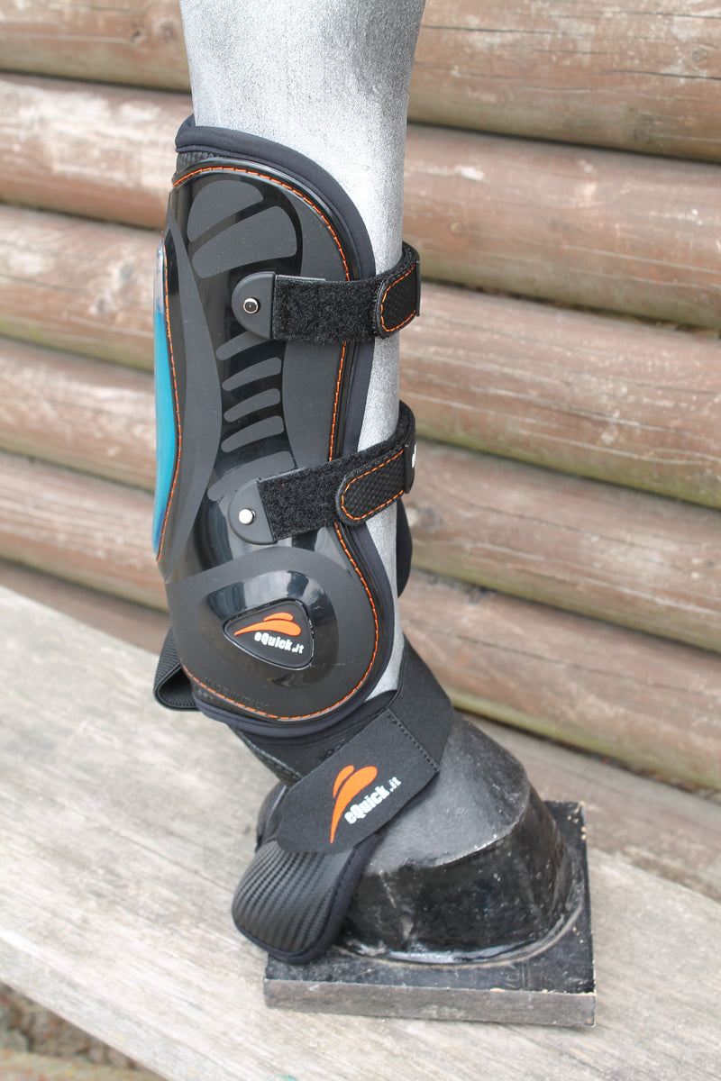 eQuick EShock Overreach Tendon Boots with Velcro