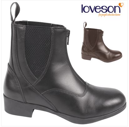 Loveson Sapphire Adult Leather Zip Paddock Boot
