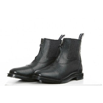Sherwood Forest Derby Leather Zip Front Paddock Boot