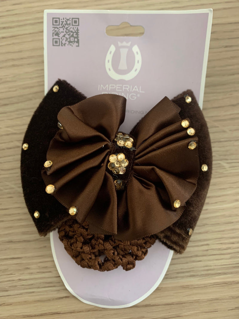 Imperial Riding Velvet Hairbow With Net