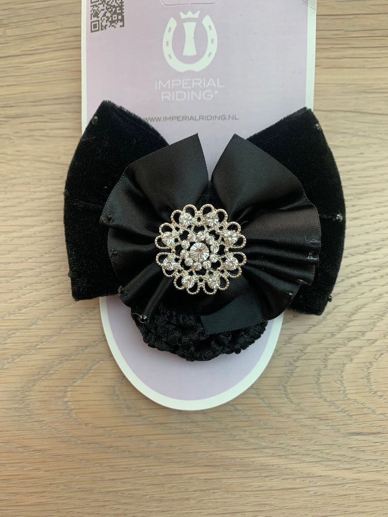 Imperial Riding Crystal Hairbow with Net