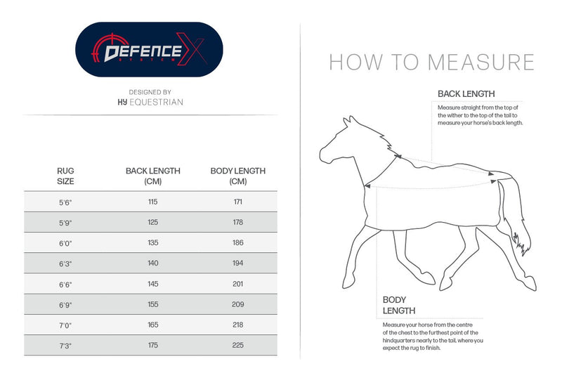 DefenceX 300g Turnout Rug With Detachable Neck