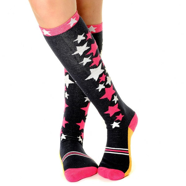 Carrots XC New Pink Star Knee High Socks