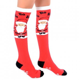 Carrots Father Christmas Knee High Socks