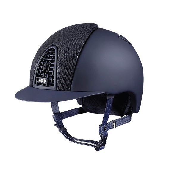 KEP Cromo T  Riding Helmet with Glitter Front