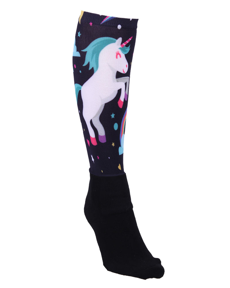 QHP Cheery Unicorn Knee Socks
